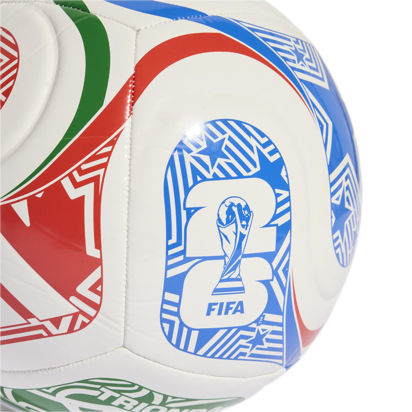 adidas Unisex-Adult FIFA World Cup 26™ Trionda Club Soccer Ball, White/Vivid Red/Glory Blue/Green, 3 🍁 All In One Marketplace Canada