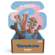 Benebone Puppy 4-Pack Dog Chew Toys for Gentle Chewers, Dog Bones, Small 🍁 All In One Marketplace Canada