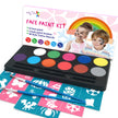 Maydear Face Painting Kit for Kids with 12 Colors Safe and Non-Toxic Large Water Based Face Paint (Matte) 🍁 All In One Marketplace Canada