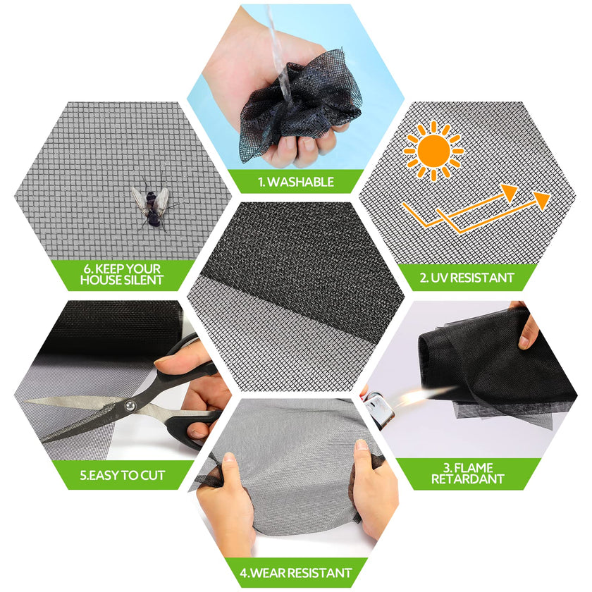 Window Screens Replacement Repair Kit, 39