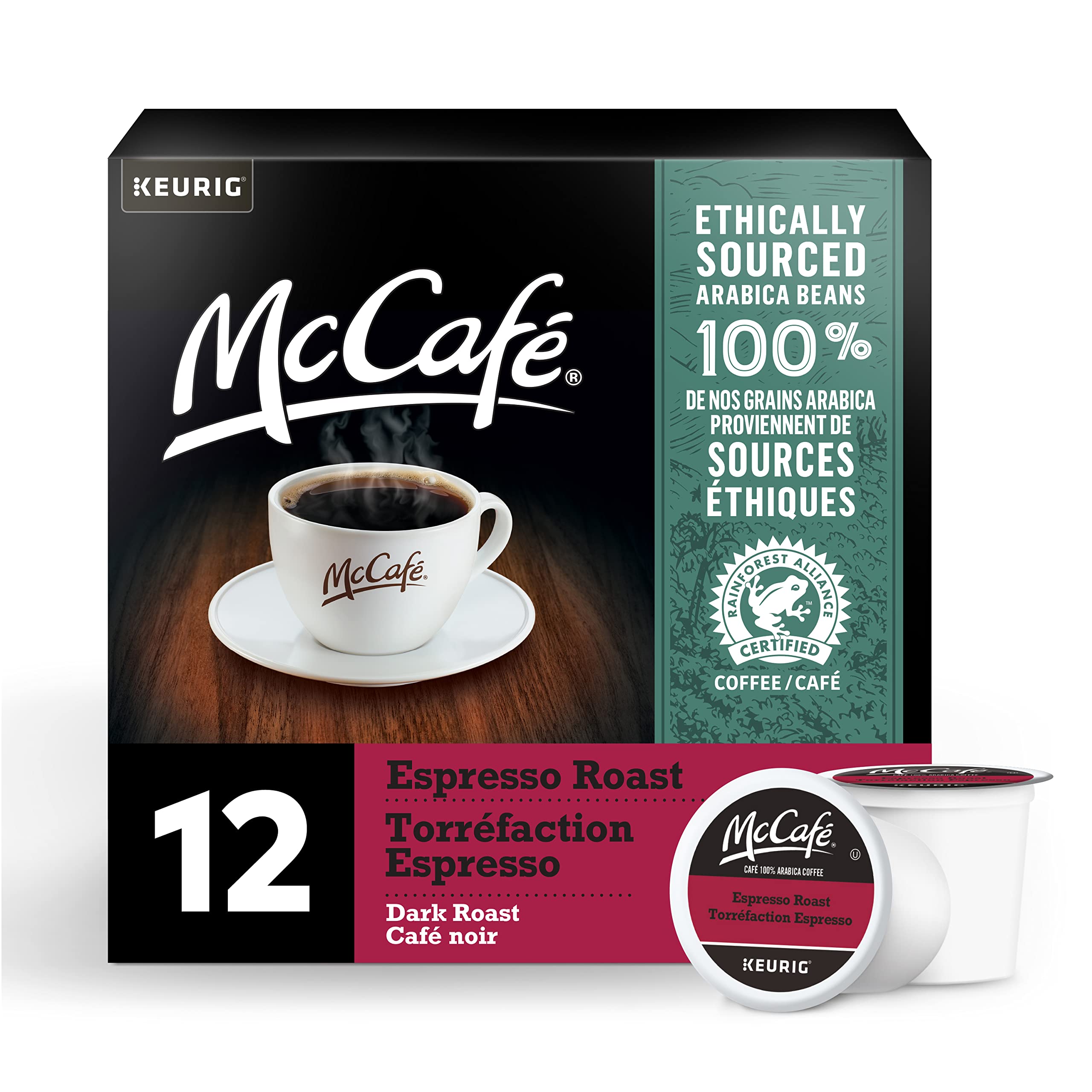 McCafé Espresso Roast K-Cup Coffee Pods, 72 Count, For Keurig Coffee Makers 🍁 All In One Marketplace Canada