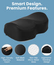 Everlasting Comfort Foot Rest for Under Desk at Work - Memory Foam Office Foot Stool & Under Desk Footrest Leg Elevation Pillow for Gaming & Home Office, Supports Posture 🍁 All In One Marketplace Canada
