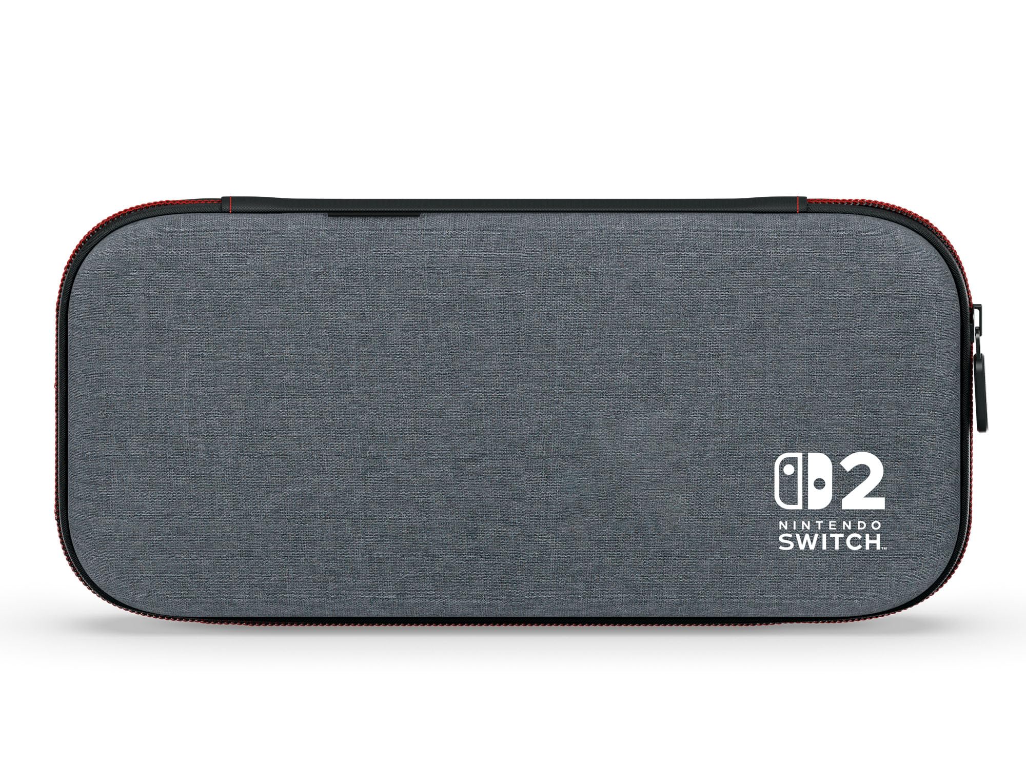 PowerA Slim Case for Nintendo Switch 2 - Dark Heather Grey, Officially Licensed, Protective Case, Holds 10 Game Cards, Padded Screen Protector, Built-in Play Stand 🍁 All In One Marketplace Canada
