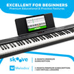 Alesis 88 Key Keyboard Piano with 480 Sounds, Speakers, USB MIDI, Carry-Bag, Stand, Headphones, Pedal and Piano Lessons for Beginners 🍁 All In One Marketplace Canada