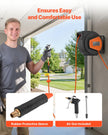 VEVOR Retractable Air Hose Reel, 1/4 Inch x 50 FT Hybrid Air Hose Max 300PSI, Enclosed Air-Compressor Hoses Reel Auto Rewind with 6.6 ft Lead in & Blow Gun, 180° Swivel Ceiling/Wall Mount 🍁 All In One Marketplace Canada