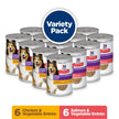 Hill's Science Diet Adult Sensitive Stomach & Skin Canned Dog Food Variety Pack, Chicken, Salmon, 12.8 oz, 12 Pack 🍁 All In One Marketplace Canada