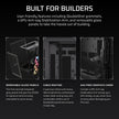 CORSAIR 3500X RS-R ARGB Mid-Tower PC Case – 3X Pre-Installed RS120-R ARGB Fans, GPU Anti-Sag Arm, Fits up to 10x 120mm Fans, Reverse Connection Motherboard Compatible – Black 🍁 All In One Marketplace Canada