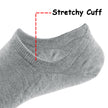 BenSorts Pack of 6 Low Cut Ankle Style Socks for Women Liner Non Slip Invisible Hidden Socks White Black Gray 6 Pairs Size 5 6 7 8 🍁 All In One Marketplace Canada