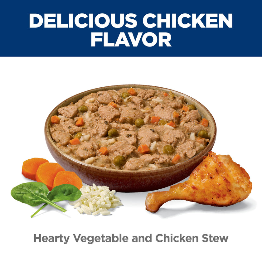 Hill's Science Diet Adult Perfect Weight Canned Dog Food, Hearty Vegetable & Chicken Stew 12 x 354 g Can 🍁 All In One Marketplace Canada