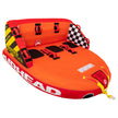 Airhead Super Mable, 1-3 Rider - Inflatable Towable Tube for Boating and Water Sports, Heavy Duty Full Nylon Cover & Zipper with EVA Foam Padding, Easy Inflating & Deflating 🍁 All In One Marketplace Canada
