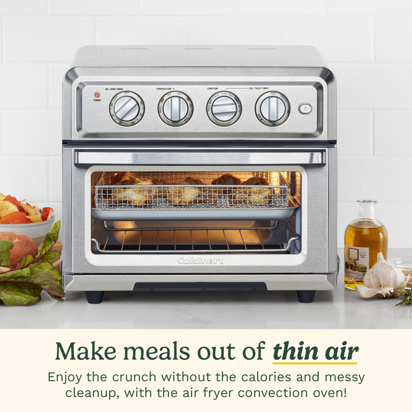 Cuisinart Air Fryer + Convection Toaster Oven, Stainless Steel (TOA-60C) 🍁 All In One Marketplace Canada