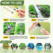 7-in-1 Soil＆Water Meter Digital Plant Temperature/Soil Moisture/PH Meter/Sunlight Intensity/Fertility/EC/TDS Backlight LCD Display Soil Test Meter TDS EC Meter for Garden Indoor Outdoor 🍁 All In One Marketplace Canada