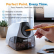 Bostitch Office Personal Electric Pencil Sharpener, Powerful Stall-Free Motor, High Capacity Shavings Tray, Black (EPS4-BLKSLV) 🍁 All In One Marketplace Canada