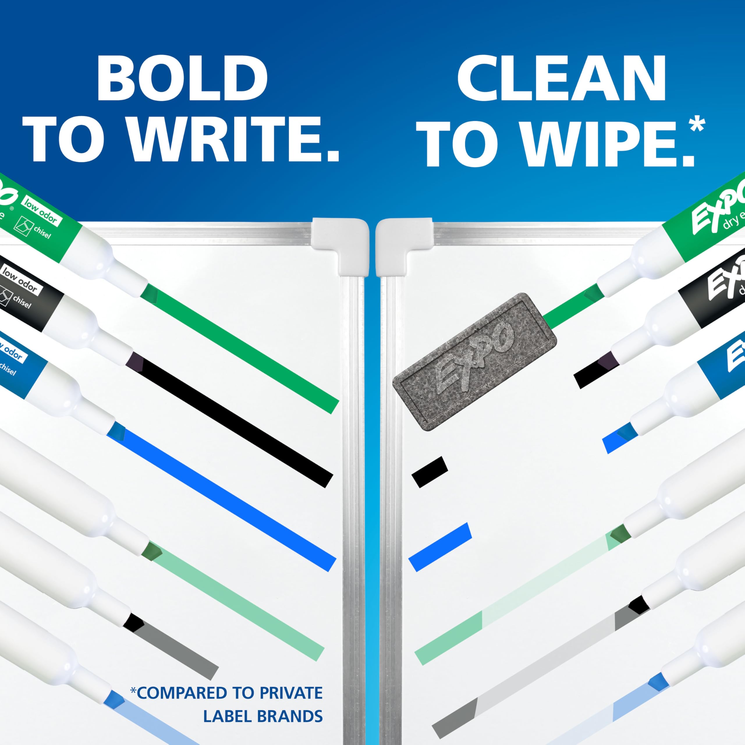 EXPO Dry Erase Markers, Low Odour Ink, Assorted Colours, Ultra Fine Tip, 8 Count 🍁 All In One Marketplace Canada
