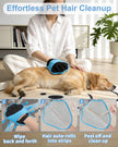 Upgraded Pet Hair Removal Glove, 2 Pair Five-Finger Electrostatic Pet Hair Removal Glove for Cats & Dogs, Reusable Magic Brush for Laundry, Couch, Carpet, Car Seat, Pet Hair Remover Tool (Blue) 🍁 All In One Marketplace Canada