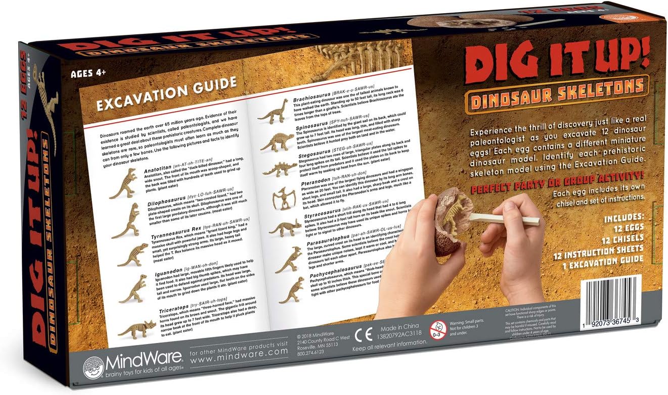 Mindware - Dig It Up! Dinosaur Skeletons Toy