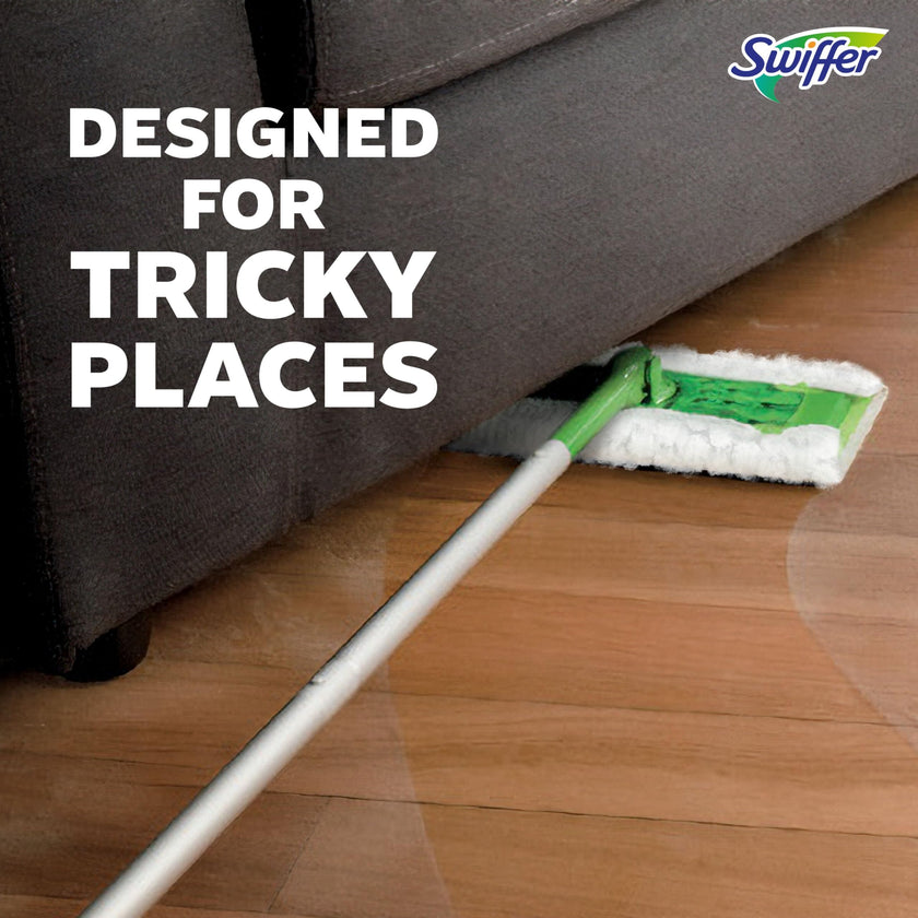 Swiffer Sweep + Mop, Broom & Mop Alternative, Dry & Wet Floor Cleaner for Dirt, Dust, Hair, All Purpose Cleaning Tool for Home, Bathroom, Kitchen, Set Includes 1 Sweeper, 14 Dry Pads, 5 Wet Pads Fresh 🍁 All In One Marketplace Canada