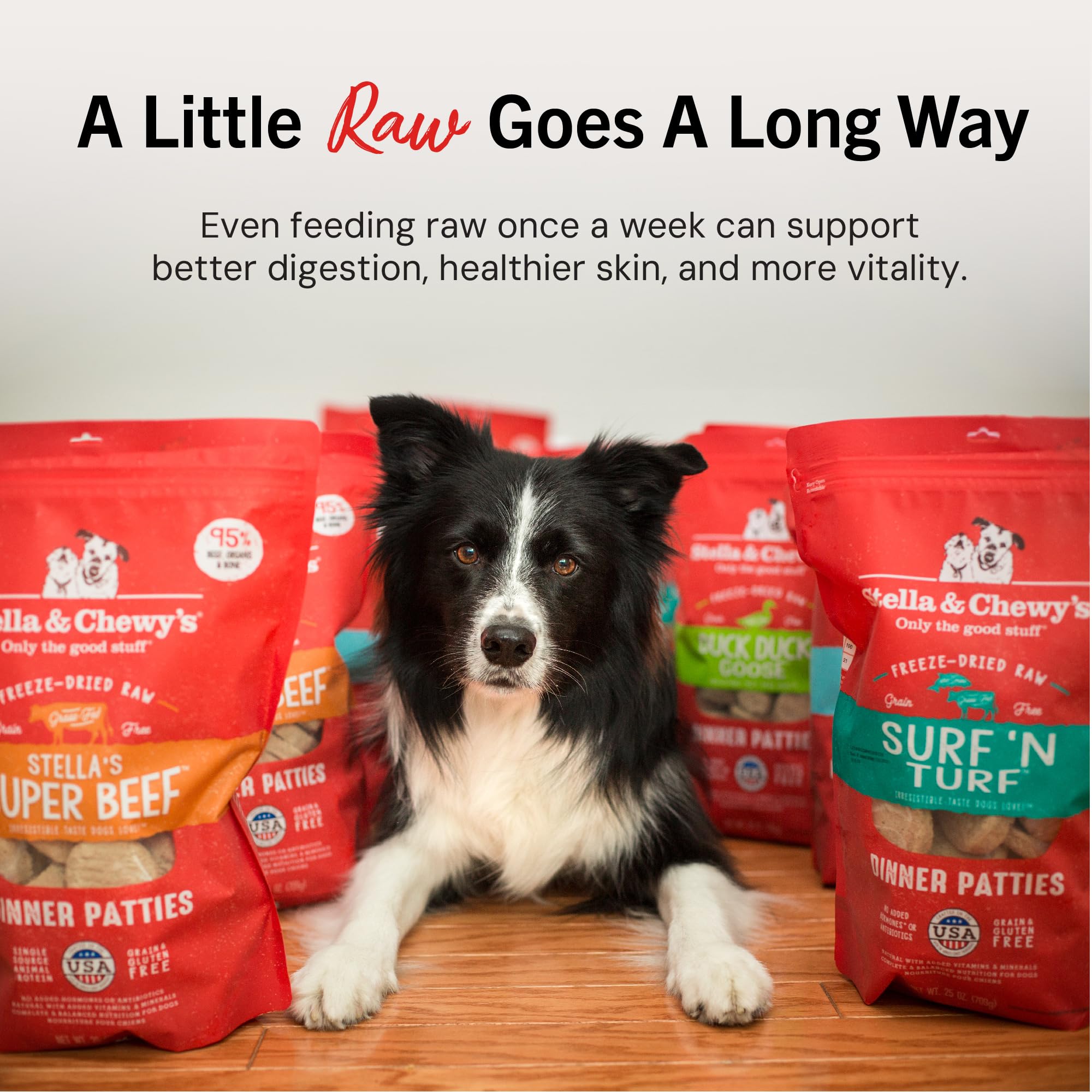 Stella & Chewy’s Freeze Dried Raw Dinner Patties – Grain Free Dog Food, Protein Rich Stella’s Super Beef Recipe – 156g Bag 🍁 All In One Marketplace Canada