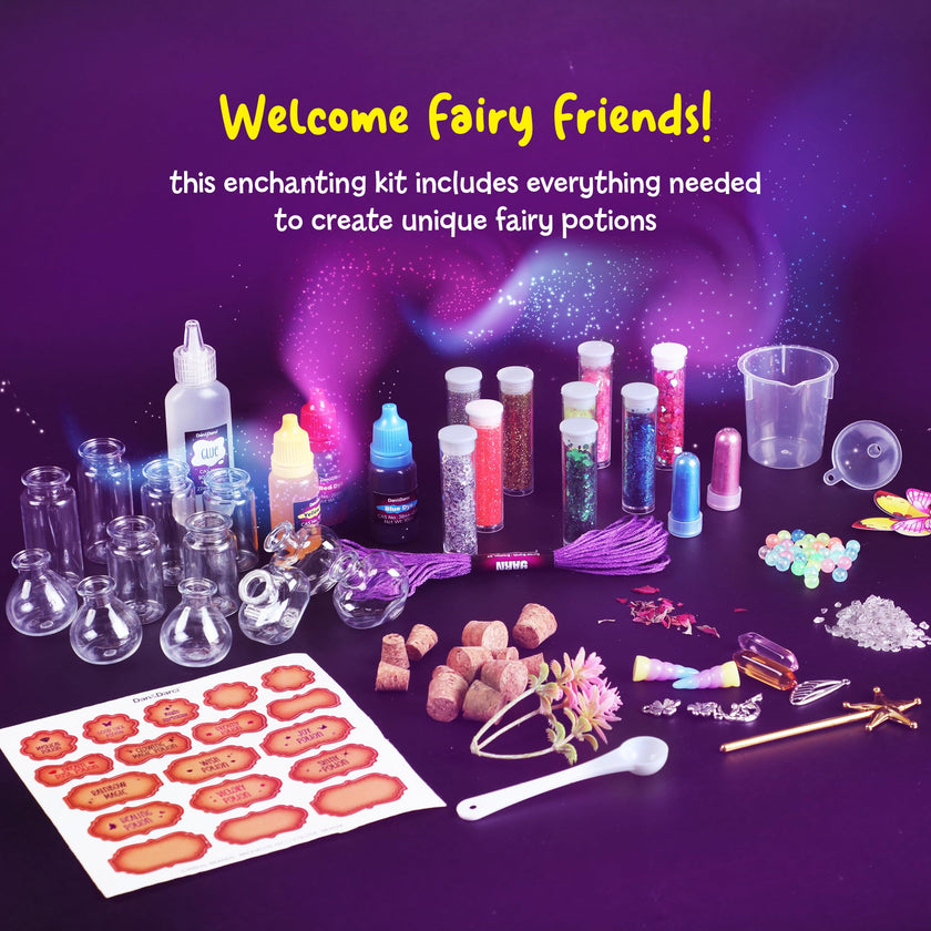 Dan&Darci Magic Fairy Potion Kit for Boys - Birthday Gifts for Girls - Gift Ideas for Girls Ages 6, 7, 8, 9, 10 - Toys 8-10, 7-8 - Arts & Crafts for Boys 6-8 🍁 All In One Marketplace Canada