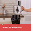 BLACK+DECKER 3-in-1 8-Cup Food Processor, Mutlifunctional and Dishwasher Safe, Black 450W, FP4200BC 🍁 All In One Marketplace Canada