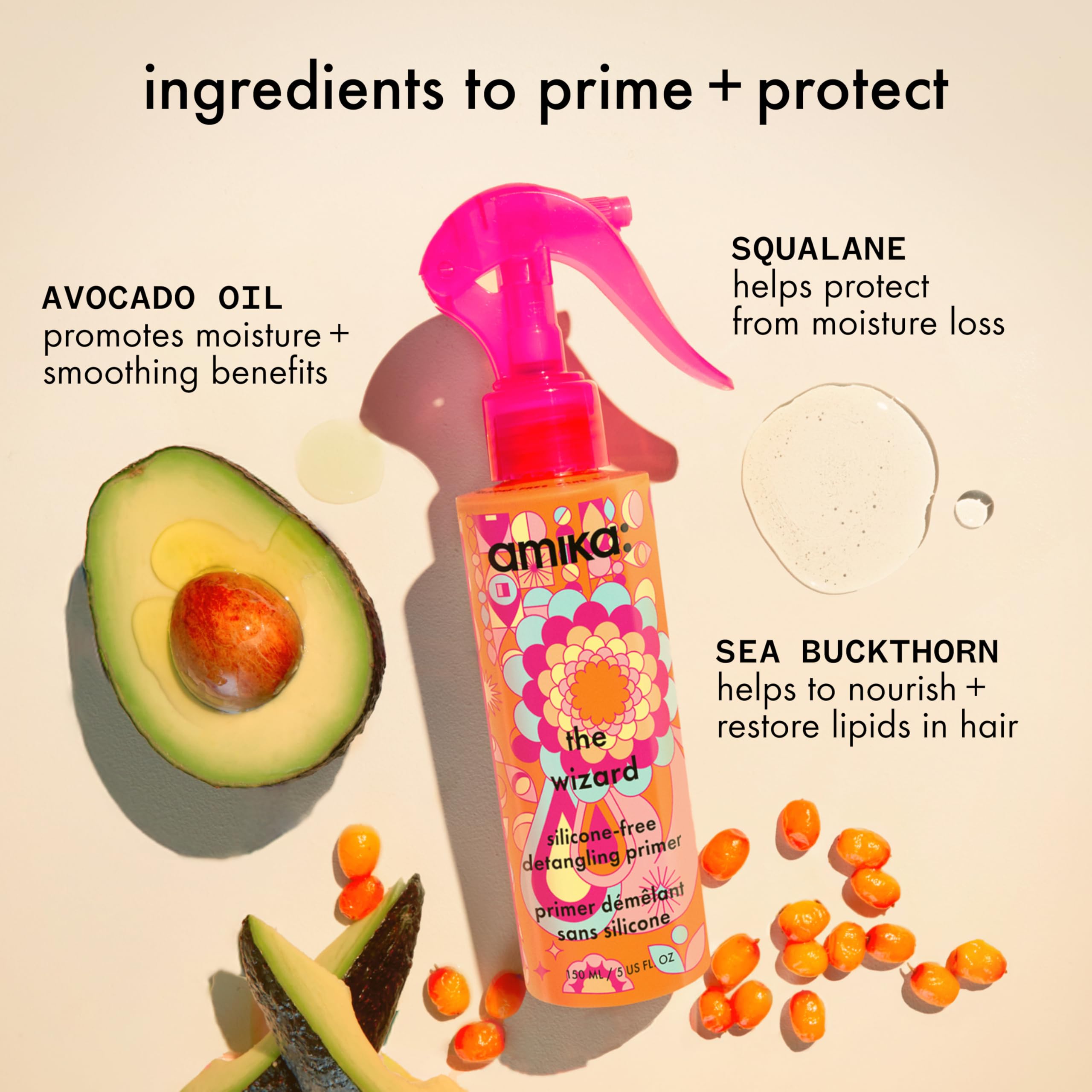 amika the wizard silicone-free detangling hair primer, 5oz 🍁 All In One Marketplace Canada