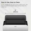 EKO Kitchen Compost Bin, 7L / 1.85 Gal Stainless Steel with Removable Inner Bucket and Deodorizer Compartment, 2-in-1 Countertop Compost Bin with Lid, Food Waste Caddy for Kitchen (MMT & Black Finish) 🍁 All In One Marketplace Canada