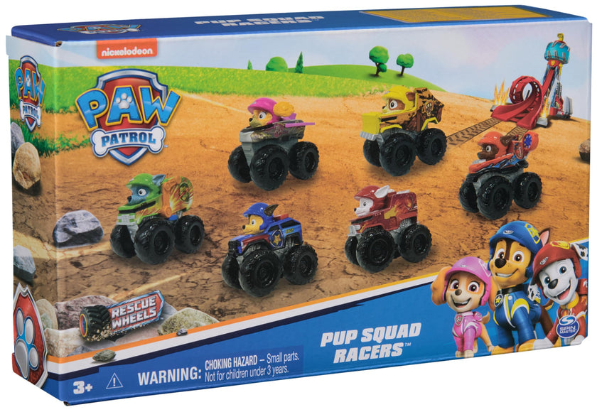 PAW Patrol: Rescue Wheels, 6-Piece Pup Squad Racers, Toy Cars Gift Set, Kids Toys for Boys & Girls Ages 3 and Up 🍁 All In One Marketplace Canada