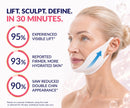 Stylia V Line Lifting Collagen Face Mask - Lift, Firm & Contour Jawline - Double Chin Strap with Hyaluronic Acid & Aloe Vera - Hydrating Neck & Face Tightening Mask - Chin Strap for Sleeping 10PC 🍁 All In One Marketplace Canada