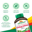 Jamieson Ginko Biloba 4,000 mg, Helps Enhance Cognitive Function, Improve Memory, and Supports Peripheral Circulation. Vegetarian, Gluten-Free, 90 Count 🍁 All In One Marketplace Canada