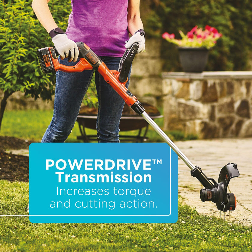BLACK+DECKER 40V MAX String Trimmer and Edger Kit, Cordless, 13 inch, 2-in-1, Battery and Charger Included (LST140C) 🍁 All In One Marketplace Canada
