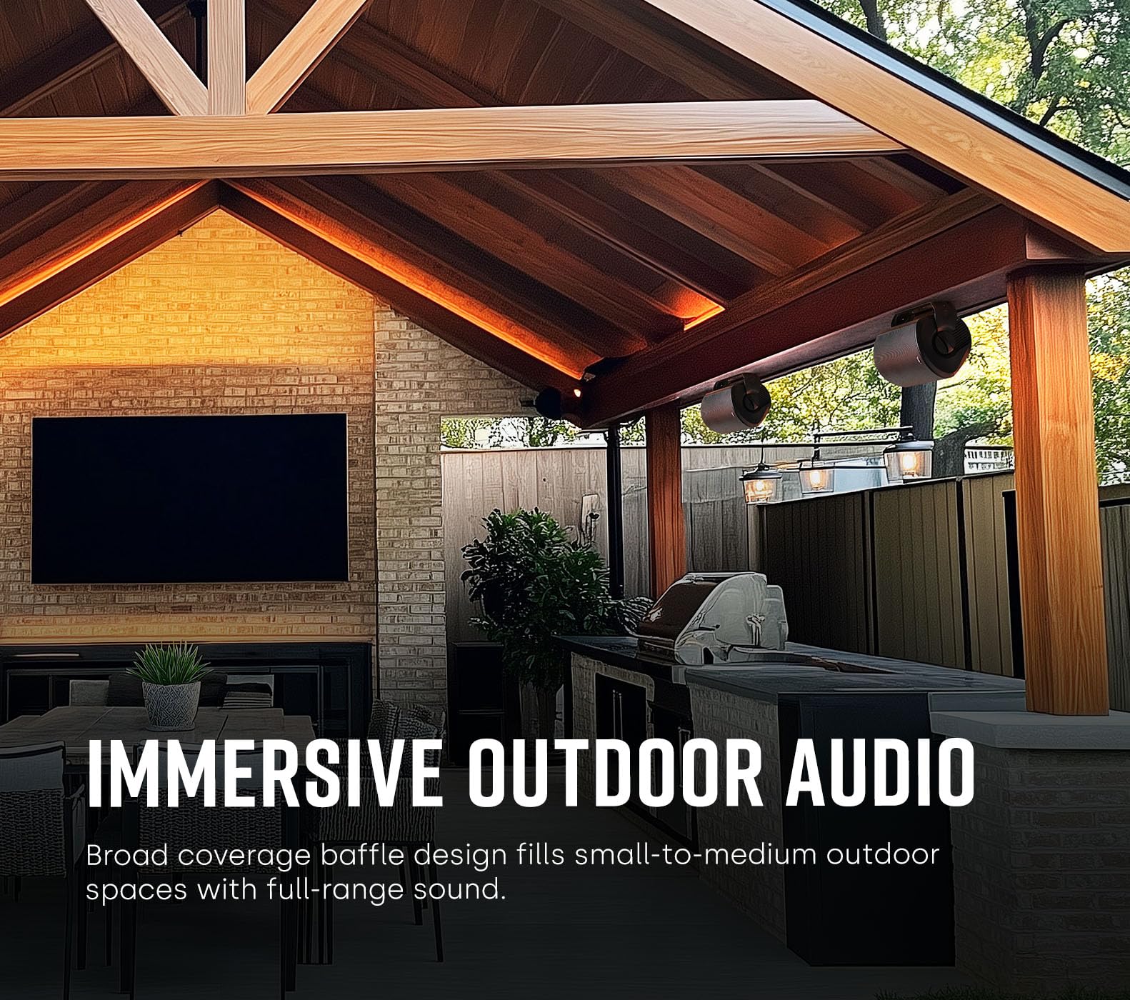 Polk Audio Atrium 4 Outdoor Speakers with Powerful Bass (Pair, Black), All-Weather Durability, Broad Sound Coverage, Speed-Lock Mounting System 🍁 All In One Marketplace Canada