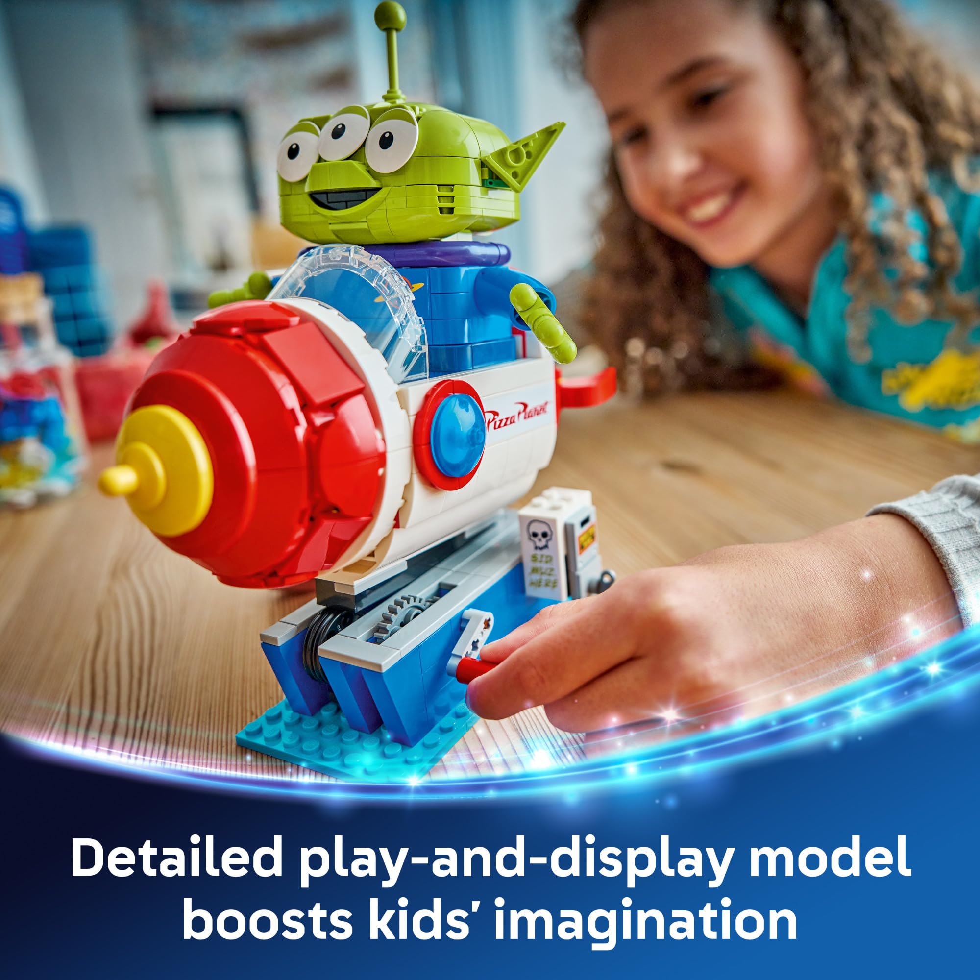 LEGO Disney and Pixar Toy Story Alien with Pizza Planet Rocket Ride - Building Toy for Girls & Boys, Ages 9+ - Disney Gift Idea - Kids Bedroom Decor - 43307 🍁 All In One Marketplace Canada
