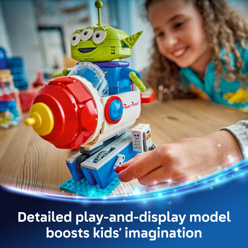 LEGO Disney and Pixar Toy Story Alien with Pizza Planet Rocket Ride - Building Toy for Girls & Boys, Ages 9+ - Disney Gift Idea - Kids Bedroom Decor - 43307 🍁 All In One Marketplace Canada