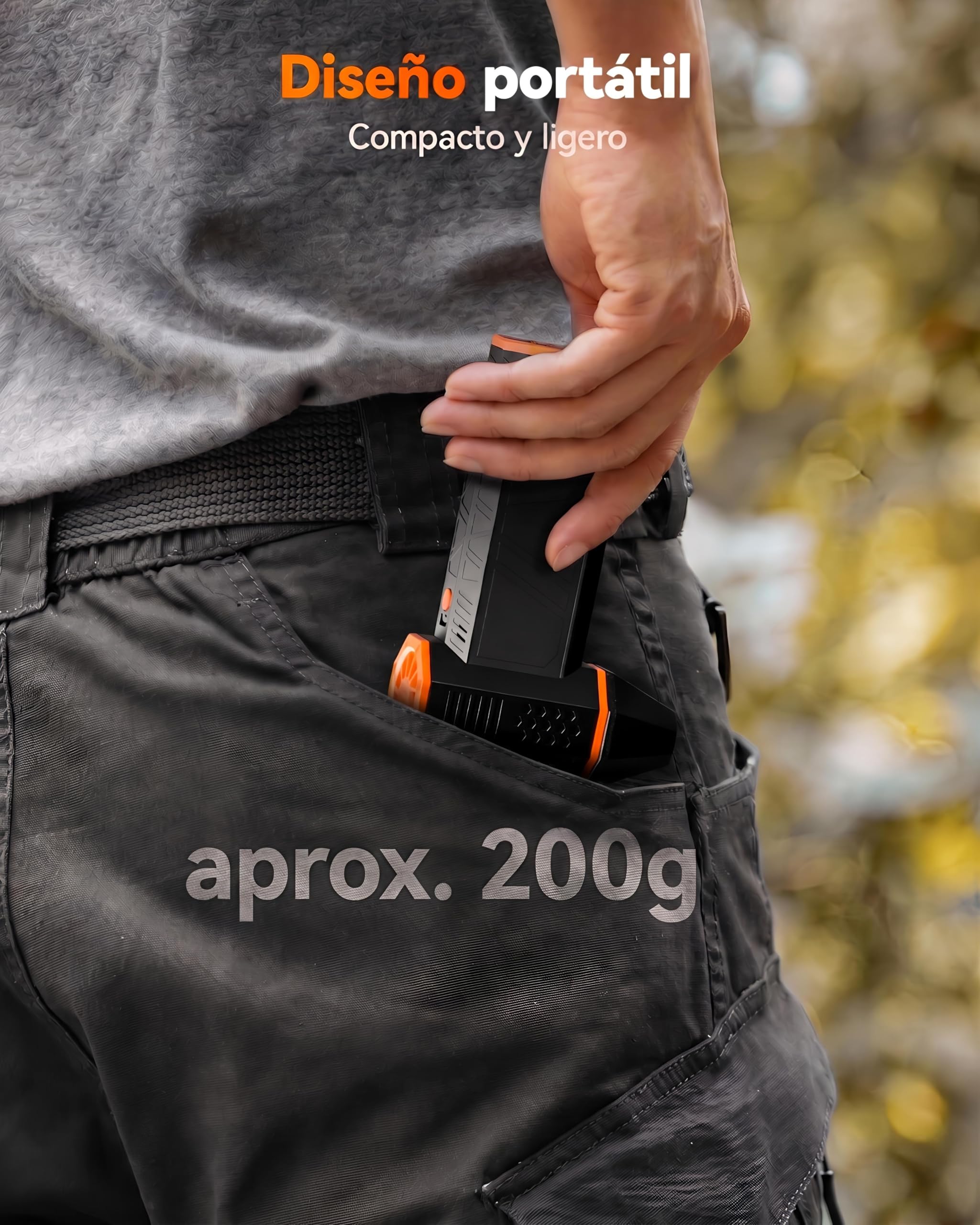 WOLFBOX MegaFlow 50 Compressed Air Duster-110000RPM Super Power Cordless Air Duster, 3-Gear Adjustable Mini Blower with Rechargeable Battery, Dust Blower for Computer, Keyboard, House, Outdoor and Car 🍁 All In One Marketplace Canada