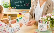 27 Teacher Thank You Cards 9 Classroom Designs with Gold Foil 15x15 cm 🍁 All In One Marketplace Canada