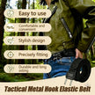 4PCS Buckleless Belt for Men Women, Tactical Metal Hook Elastic Belt, Adjustable No Buckle Side Belt for Pants, Comfortable Stretch Waist Belt for Work Travel Everyday Wear 🍁 All In One Marketplace Canada