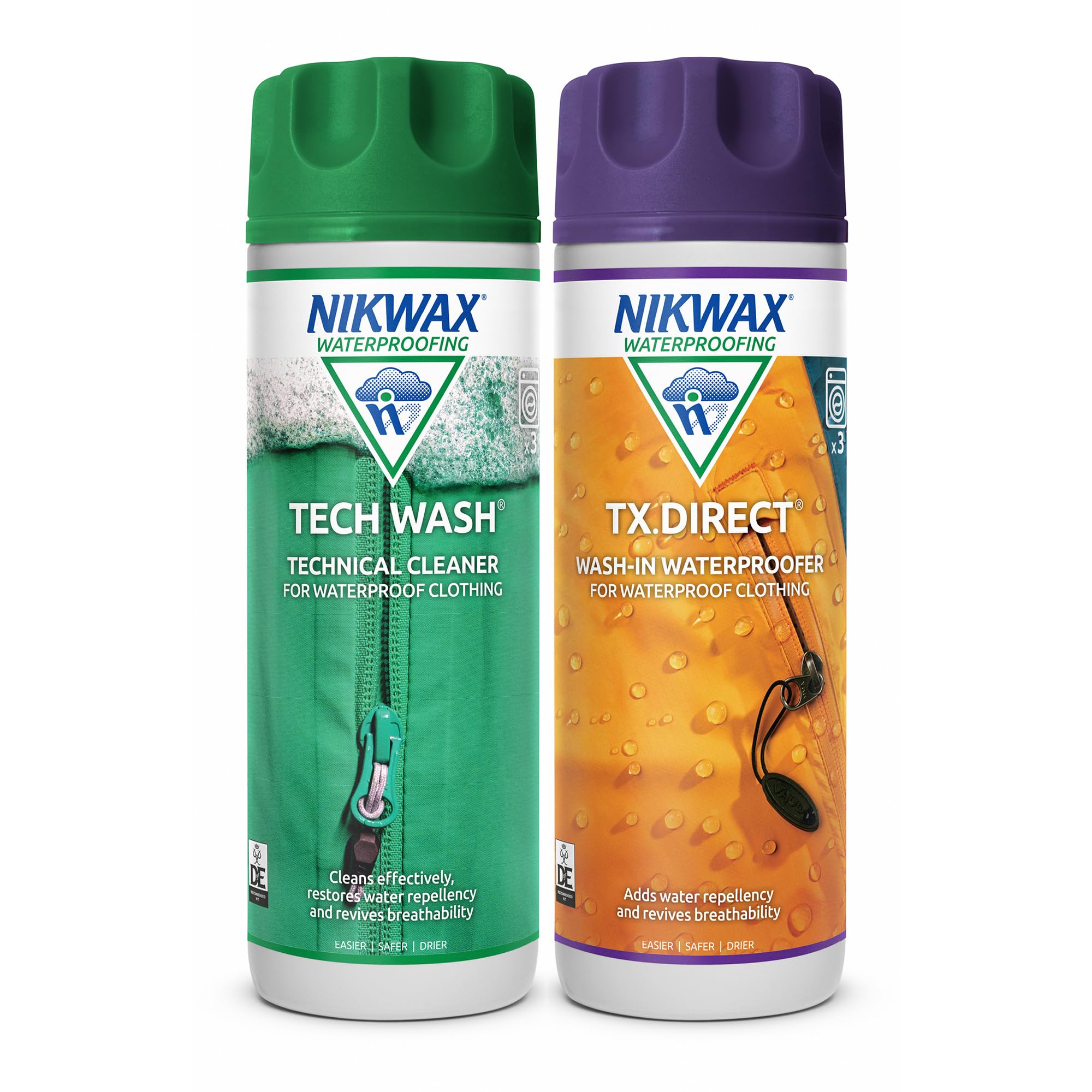 Nikwax Hardshell Cleaning and Waterproofing DUO-Pack,10 Fl. Oz. Bottles 🍁 All In One Marketplace Canada