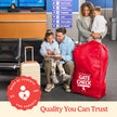 J. L. Childress Gate Check Air Travel Bag for Standard and Double Strollers, Red 🍁 All In One Marketplace Canada