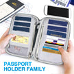 Passport Holder Family, Women RFID Blocking Passport Wallet, Travel Document Organizer for Wallets, Waterproof Passport Holders Bag for Men Traveling, Credit Cards Case 🍁 All In One Marketplace Canada