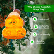 Aspectek Yellow Wasp Trap, 2 Pack, Outdoor Hanging Hornet, Yellow Jacket and Fly Catcher for Yard and Patio, Reusable, Easy Fill, Leak-Proof, Protect Garden, Patio, BBQ, Apple, Pear Trees, Berries 🍁 All In One Marketplace Canada