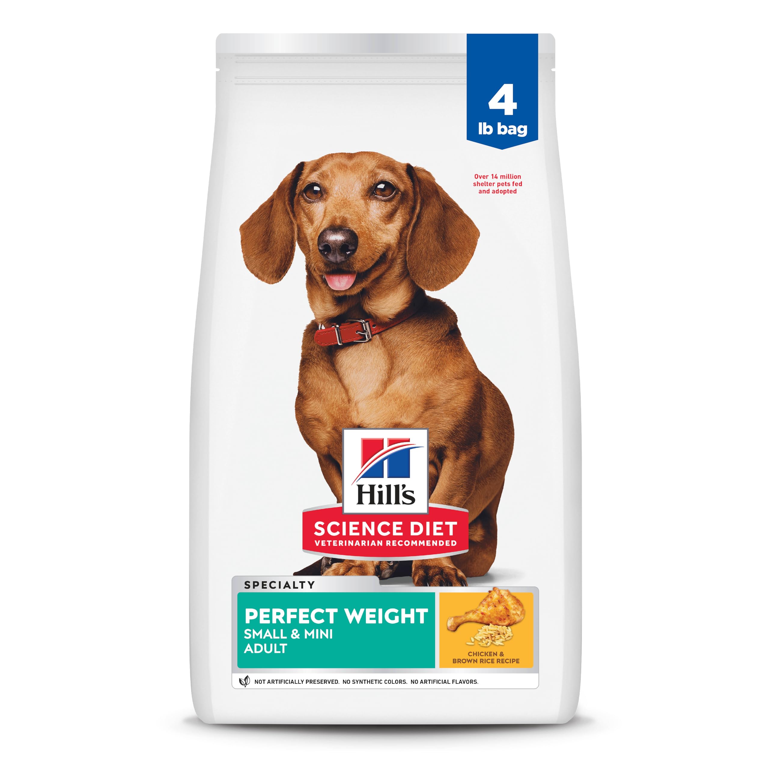Hill's Science Diet Adult Perfect Weight Small & Mini Chicken Recipe Dry Dog Food 1.81 kg Bag 🍁 All In One Marketplace Canada
