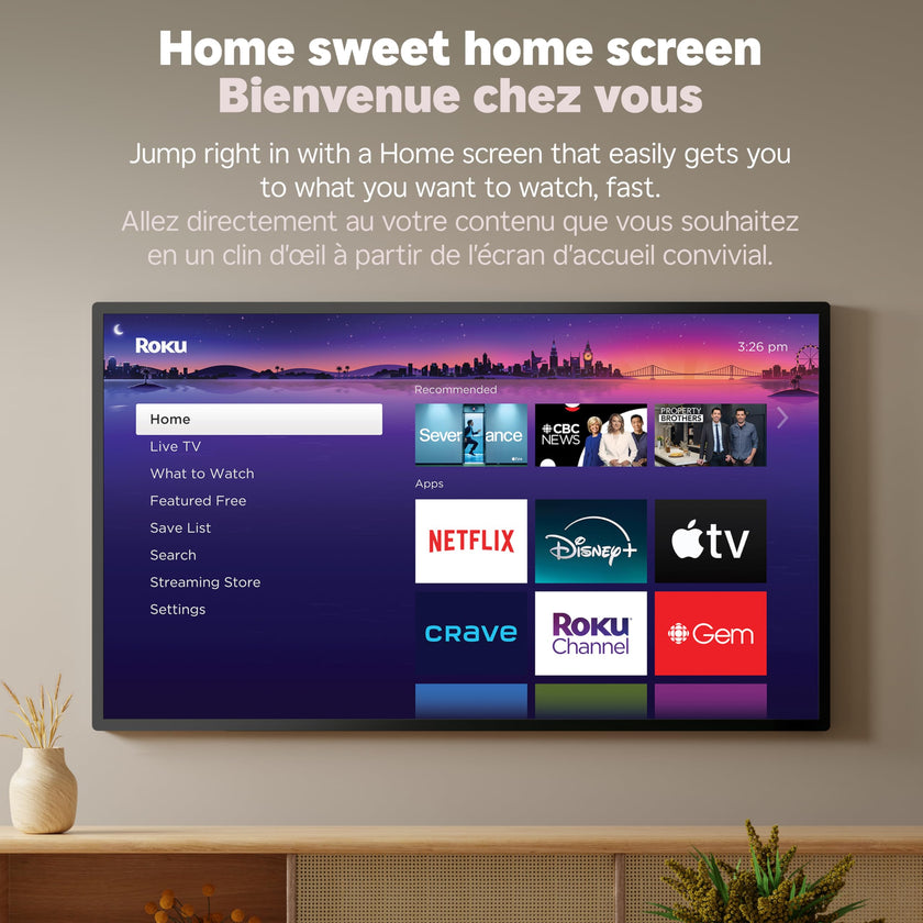 Roku® Streaming Stick™ 2025 - HD Roku Streaming Device for TV with Voice Remote - Free & Live TV 🍁 All In One Marketplace Canada