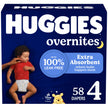 Huggies Overnites Size 4 Overnight Diapers (22-37 lbs), 58 Ct 🍁 All In One Marketplace Canada