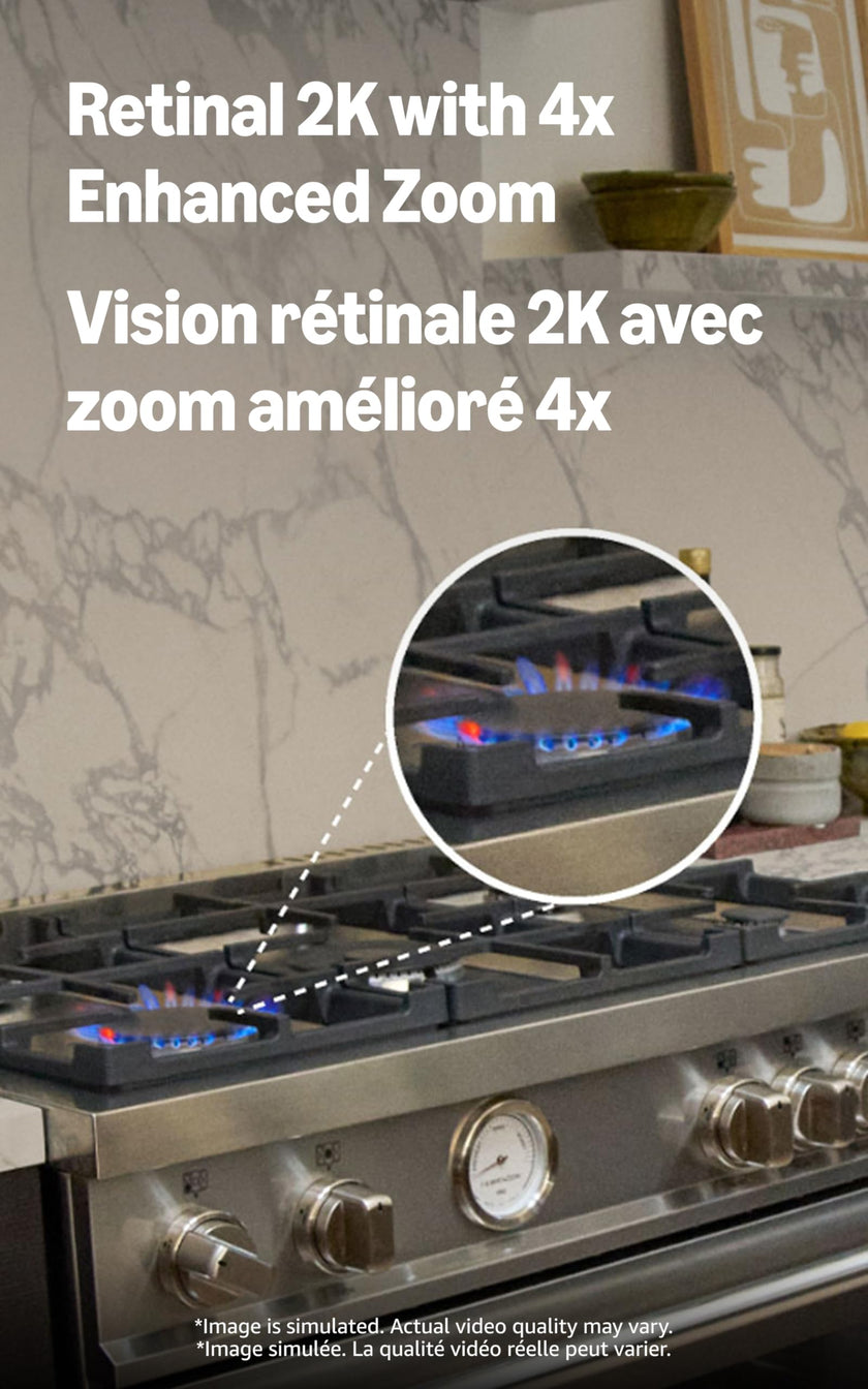 Ring Indoor Cam Plus, Plug-In (Newest Model) — Retinal 2K for crisp, true-to-life video quality, 4x Enhanced Zoom, Low-Light Sight, Black 🍁 All In One Marketplace Canada