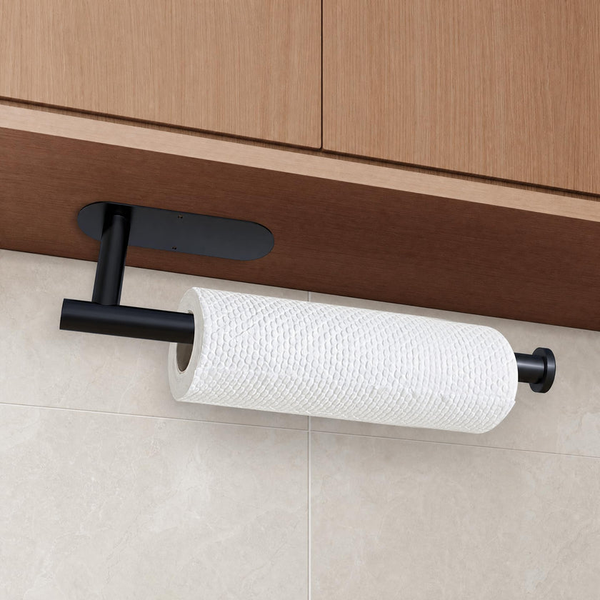 DEKAVA Paper Towel Holder Under Cabinet Wall Mount for Kitchen Paper Towel, Self-Adhesive Paper Towel Bar, Paper Towel Rack, SUS304 Stainless Steel 13 inch 🍁 All In One Marketplace Canada