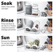 Sun & Sprouts The Original Complete Sprouting Kit - 2 Large Wide-Mouth Mason Jars, Premium Screen lids, Blackout Sleeves, Tray, Sprouter Stand - for Growing Broccoli, Mung Bean, Alfalfa from Seed 🍁 All In One Marketplace Canada