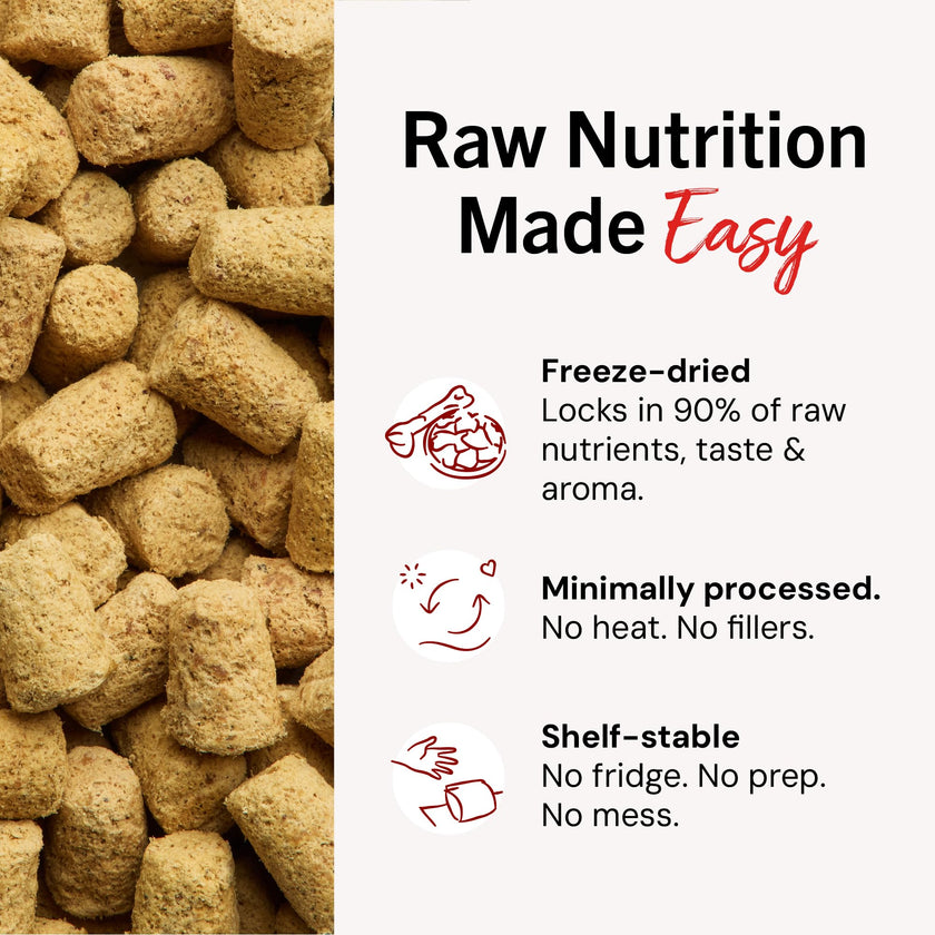 Stella & Chewy’s Freeze Dried Raw Super Beef Meal Mixer – Dog Food Topper for Small & Large Breeds – Grain Free, Protein Rich Recipe – 227g Bag 🍁 All In One Marketplace Canada