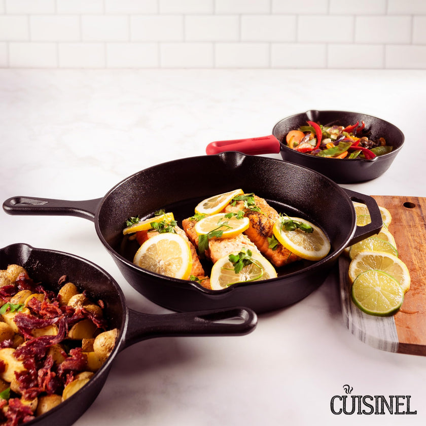 Cast Iron Skillet Set - 8