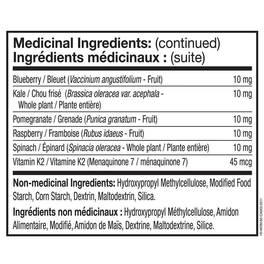 NATURELO One Daily Multivitamin for Women w/Vitamin B12, 60 Ct, Energy Support, Whole Food Daily Women Multivitamin Supplement, Nourish Hair/Skin/Nail, Non-GMO, No Soy, Gluten Free, 2 Month Supply 🍁 All In One Marketplace Canada