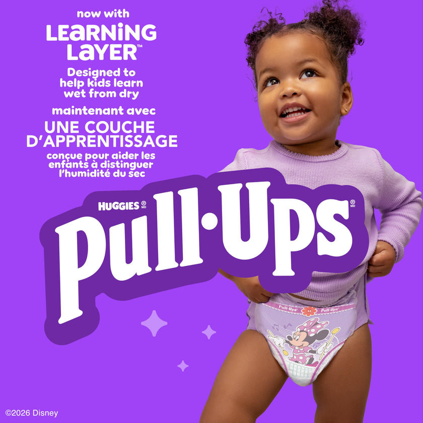 Pull-Ups Girls Potty Training Underwear, Easy Open Toddler Pants 5T-6T (46+ lbs), Learning Designs for Toddlers, 66 count 🍁 All In One Marketplace Canada